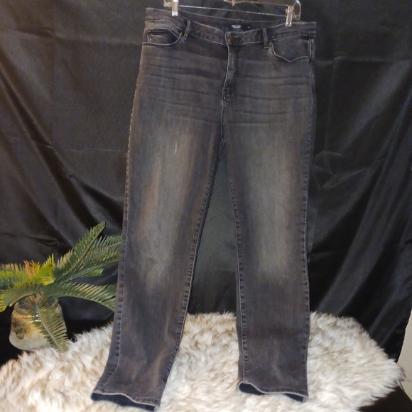 Vera Wang Gray Skinny Jeans sz 16 - Picture 9 of 12